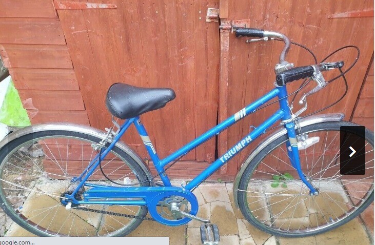 Ladies Triumph Vintage Hybrid Bicycle 